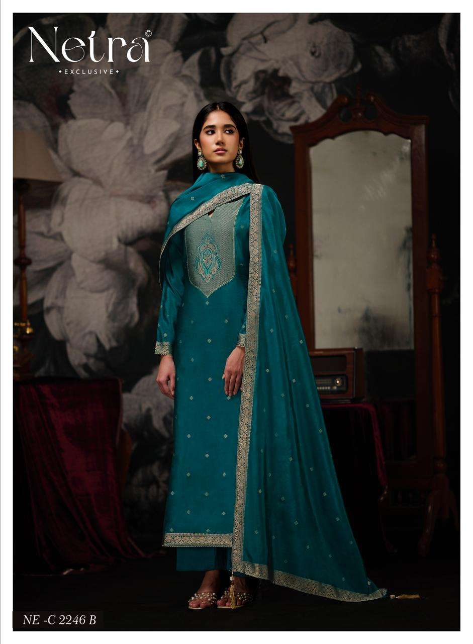 Prerna Netra Woven Silk Pant Style Suits Supplier Ahmedabad