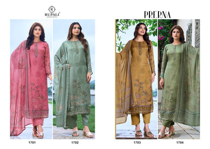 Prerna Rupali Pure Viscose Pant Style Suits Manufacturer India