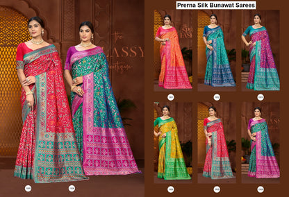 Prerna Silk Bunawat Sarees Manufacturer Gujarat