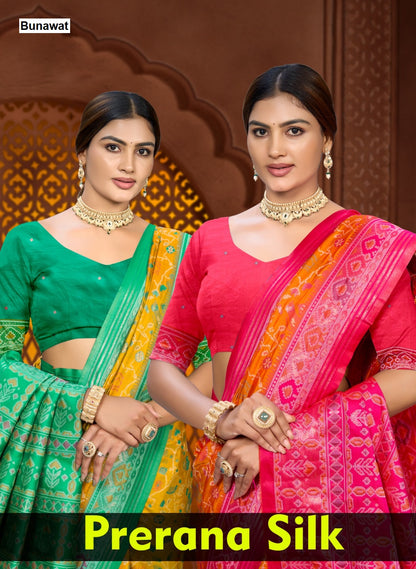 Prerna Silk Bunawat Sarees Manufacturer Gujarat