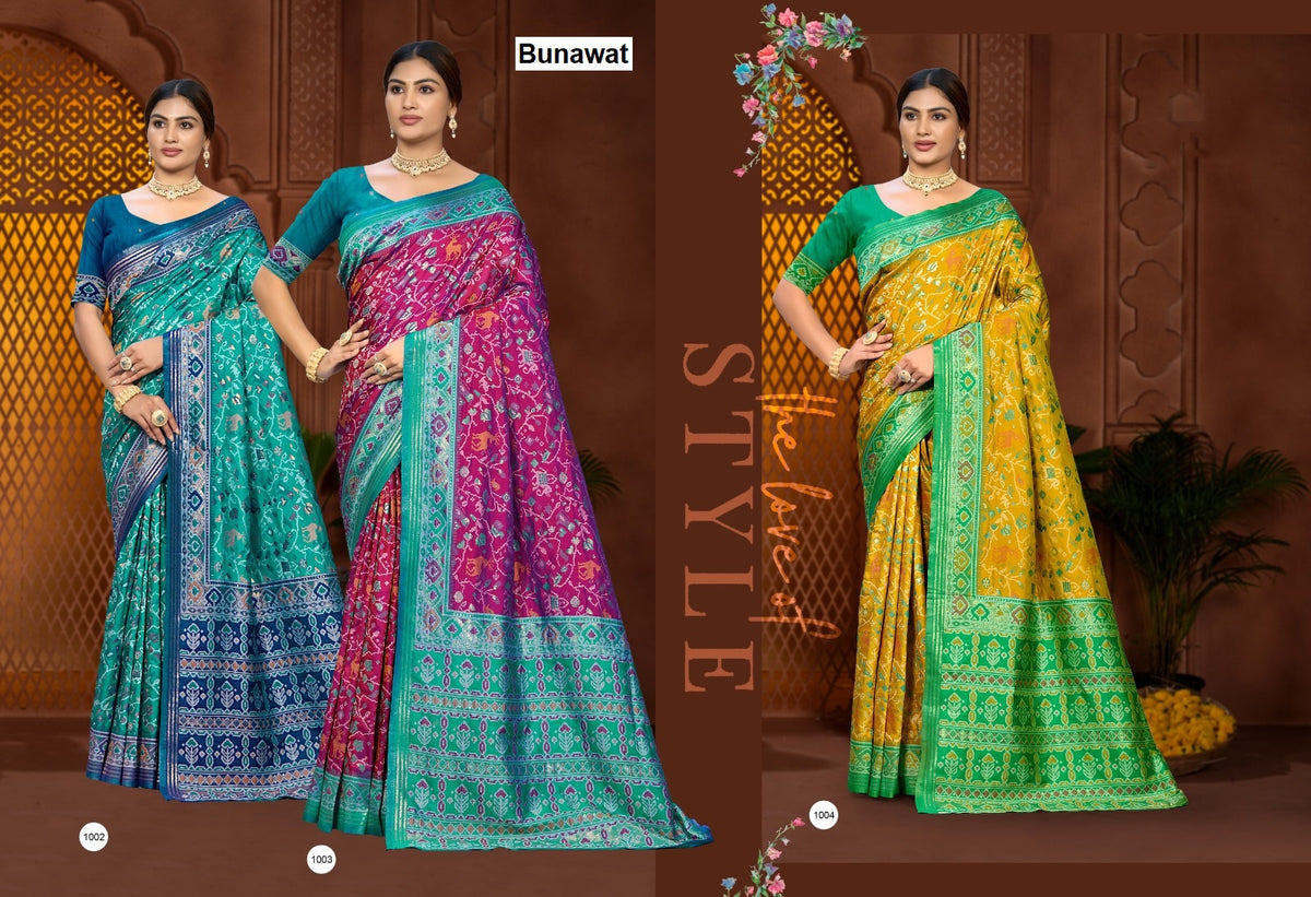 Prerna Silk Bunawat Sarees Manufacturer Gujarat