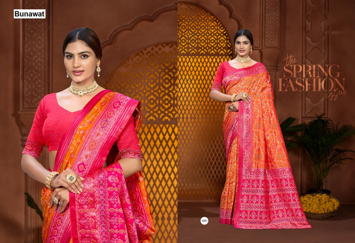 Prerna Silk Bunawat Sarees Manufacturer Gujarat