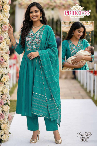 Prernna Vol 3 Princess Creation Roman Feeding Readymade Suit Manufacturer