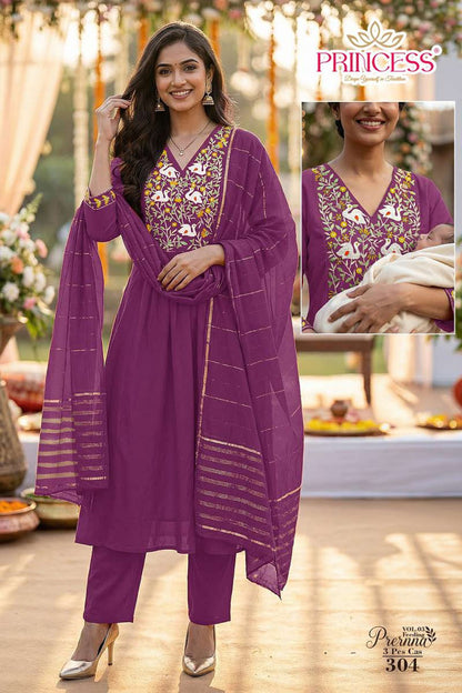 Prernna Vol 3 Princess Creation Roman Feeding Readymade Suit Manufacturer
