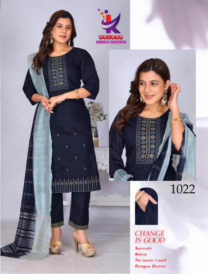 Pretty Collection Mlm Kalash Lifestyle Readymade Pant Style Suits Wholesale Price