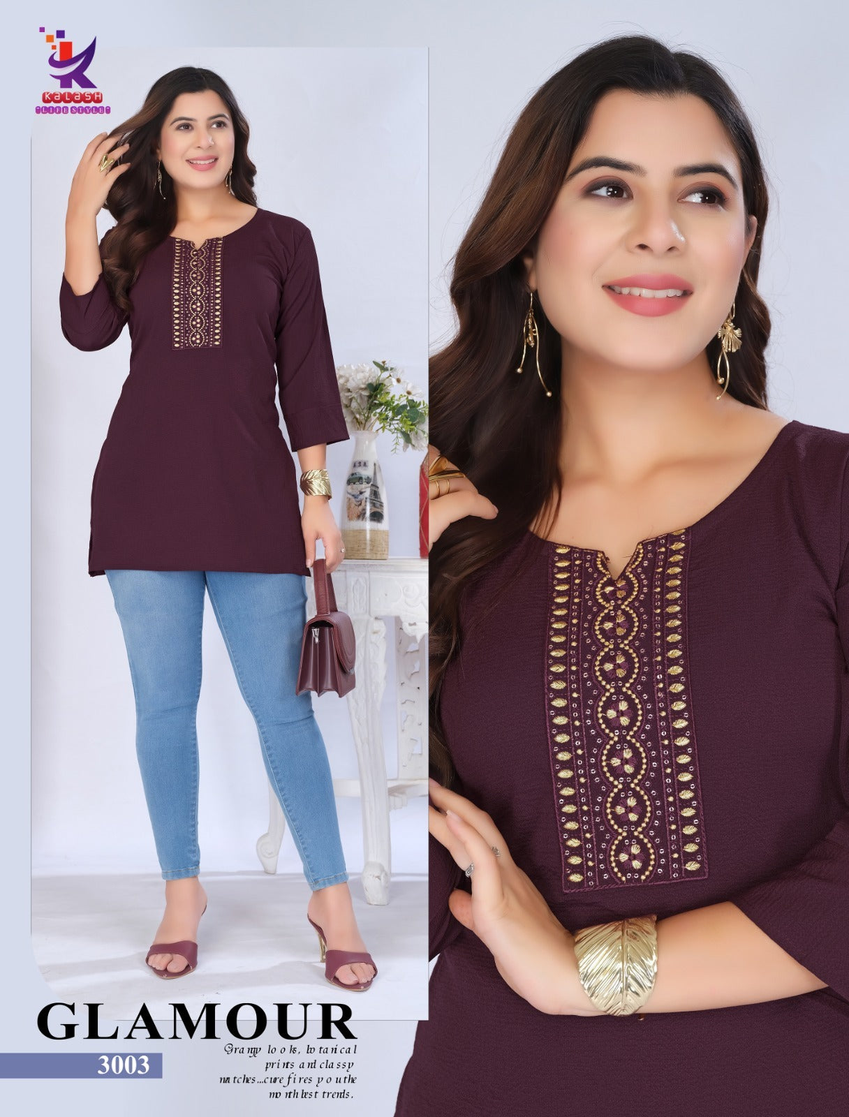 Pretty Little 2 Mlm Kalash Lifestyle Rayon 14Kg Short Kurtis Wholesaler