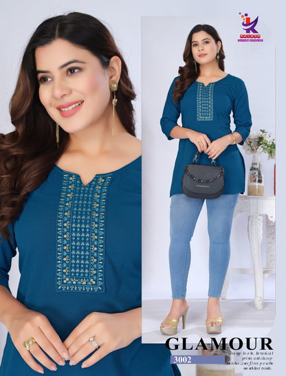 Pretty Little 2 Mlm Kalash Lifestyle Rayon 14Kg Short Kurtis Wholesaler