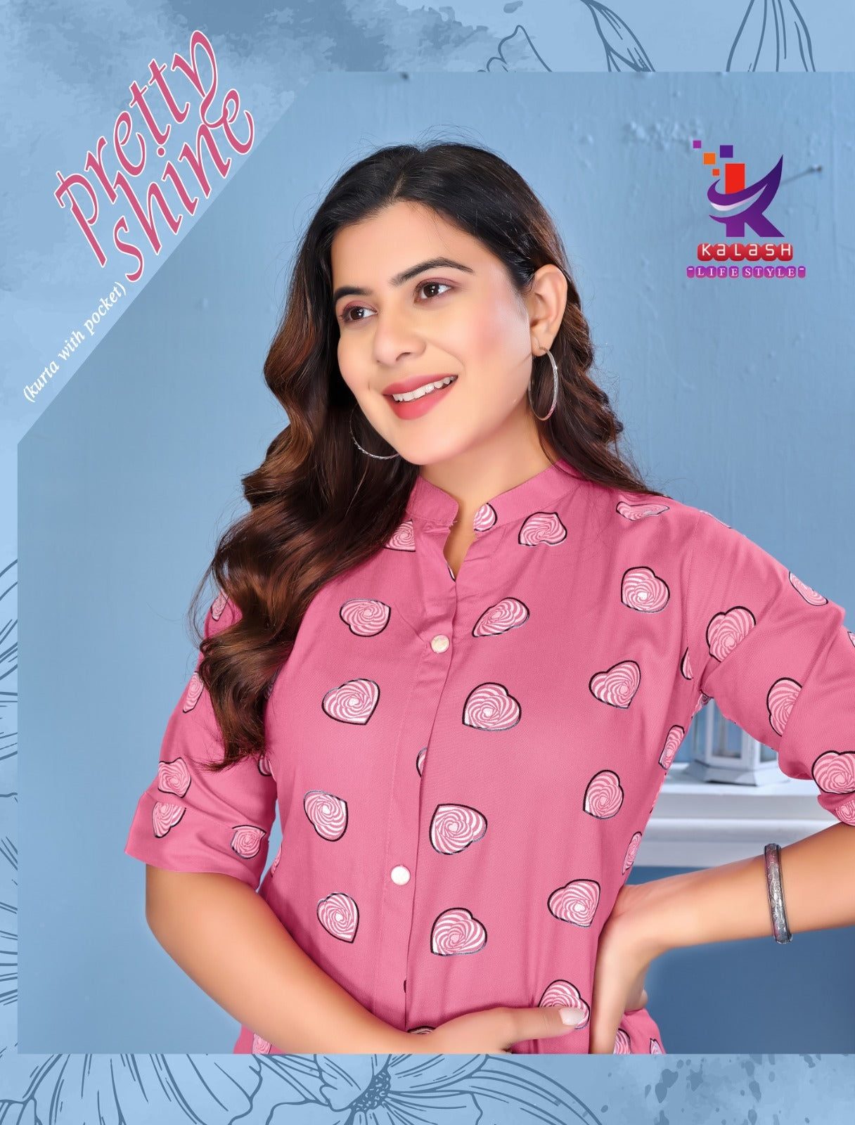 Pretty Shine Mlm Kalash Lifestyle Rayon 17Kg Co Ord Set Wholesale Price