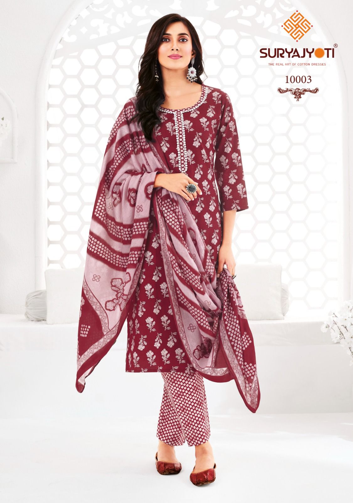 Preyasi Vol 10 The Taste Of Jaipur Suryajyoti Cotton Dress Material Manufacturer India