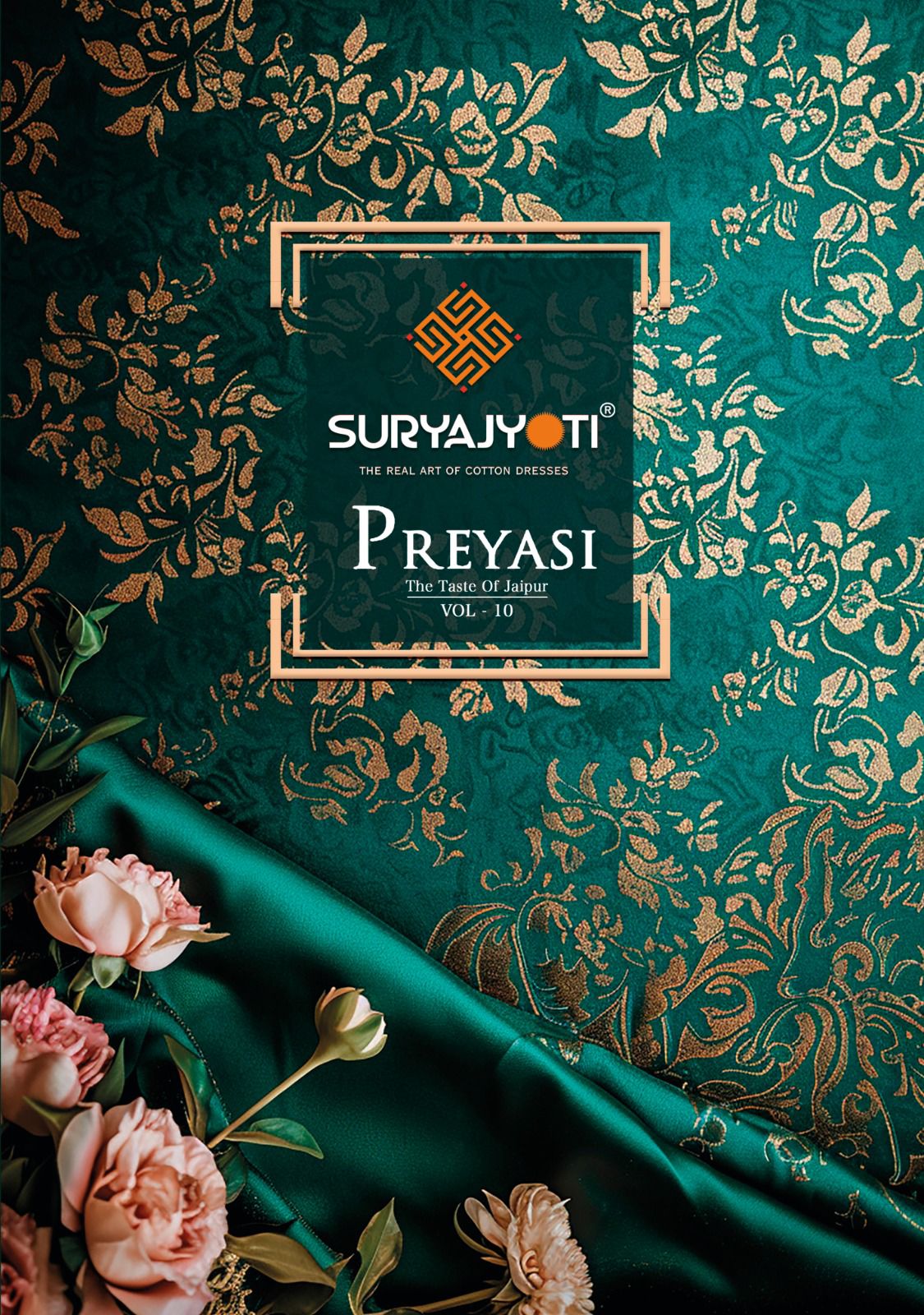 Preyasi Vol 10 The Taste Of Jaipur Suryajyoti Cotton Dress Material Manufacturer India