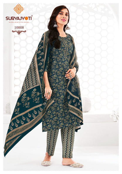 Preyasi Vol 10 The Taste Of Jaipur Suryajyoti Cotton Dress Material Manufacturer India