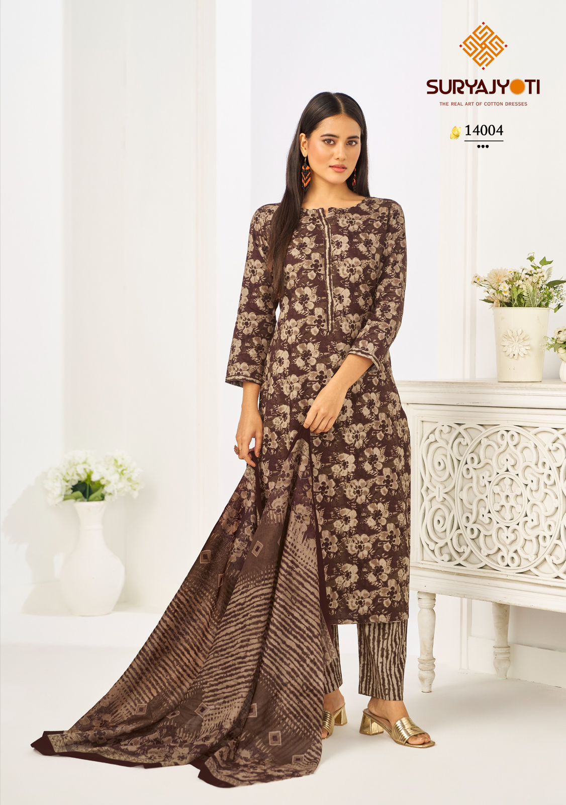 Preyasi Vol 14 Suryajyoti Cotton Dress Material Supplier India