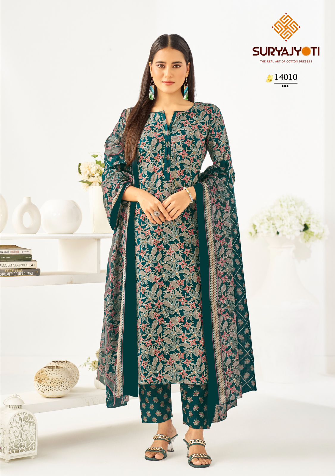 Preyasi Vol 14 Suryajyoti Cotton Dress Material Supplier India