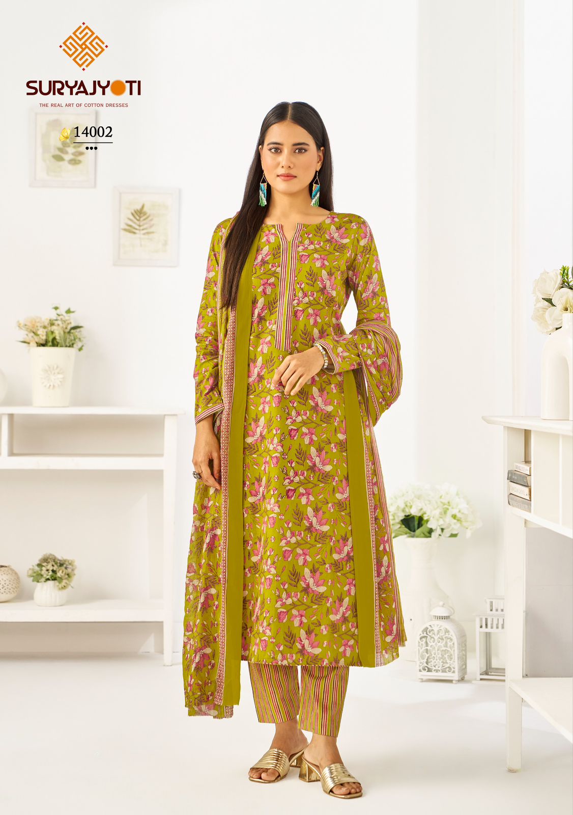 Preyasi Vol 14 Suryajyoti Cotton Dress Material Supplier India