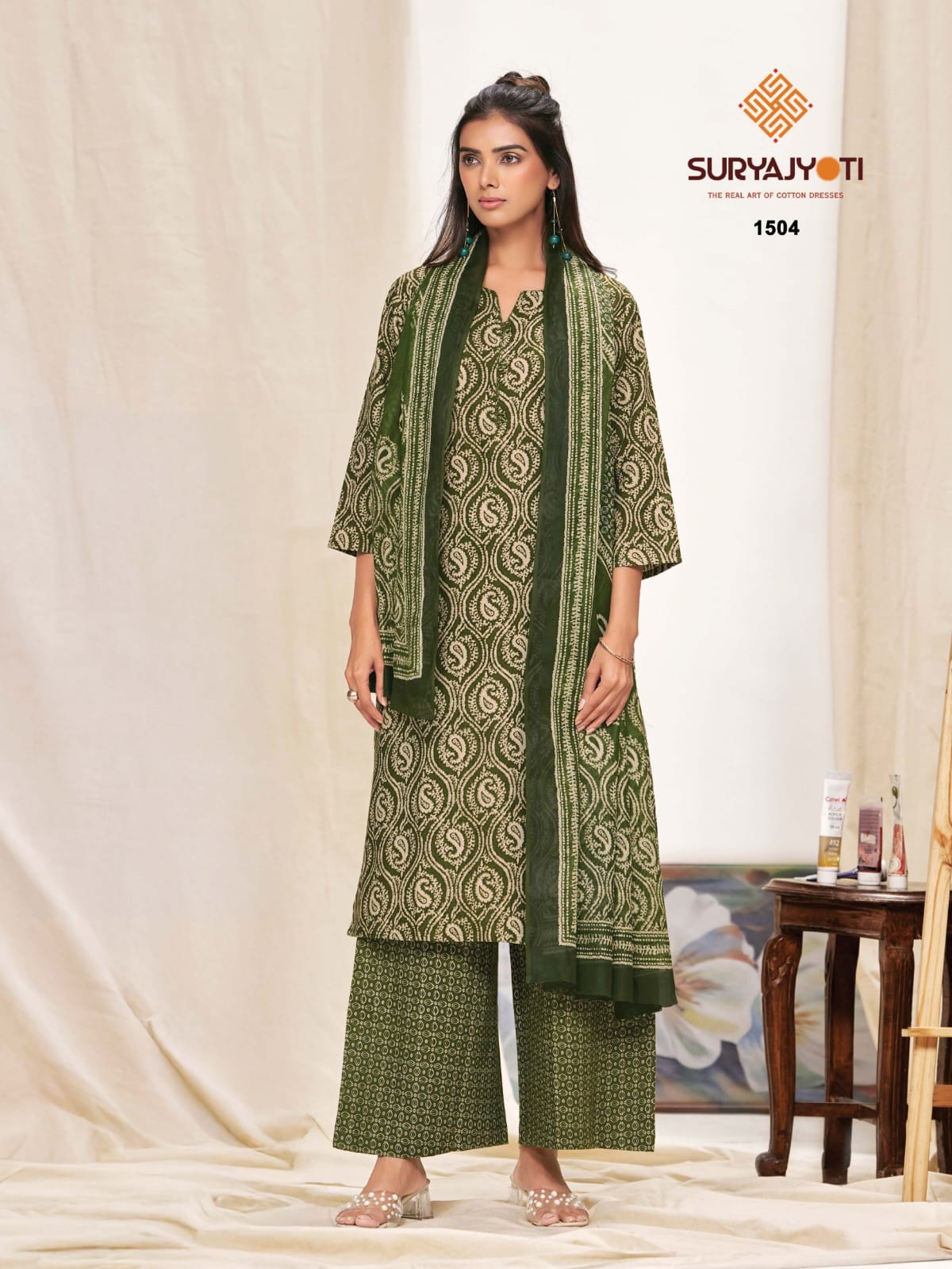 Preyasi Vol 15 Suryajyoti Cotton Dress Material Manufacturer
