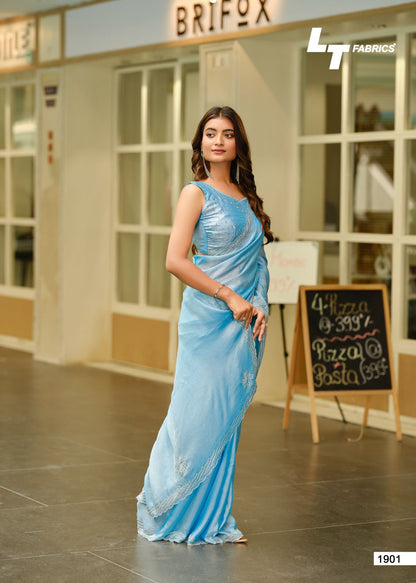 Primark Vol 19 Lt Fabrics Silk Sarees Wholesale Rate