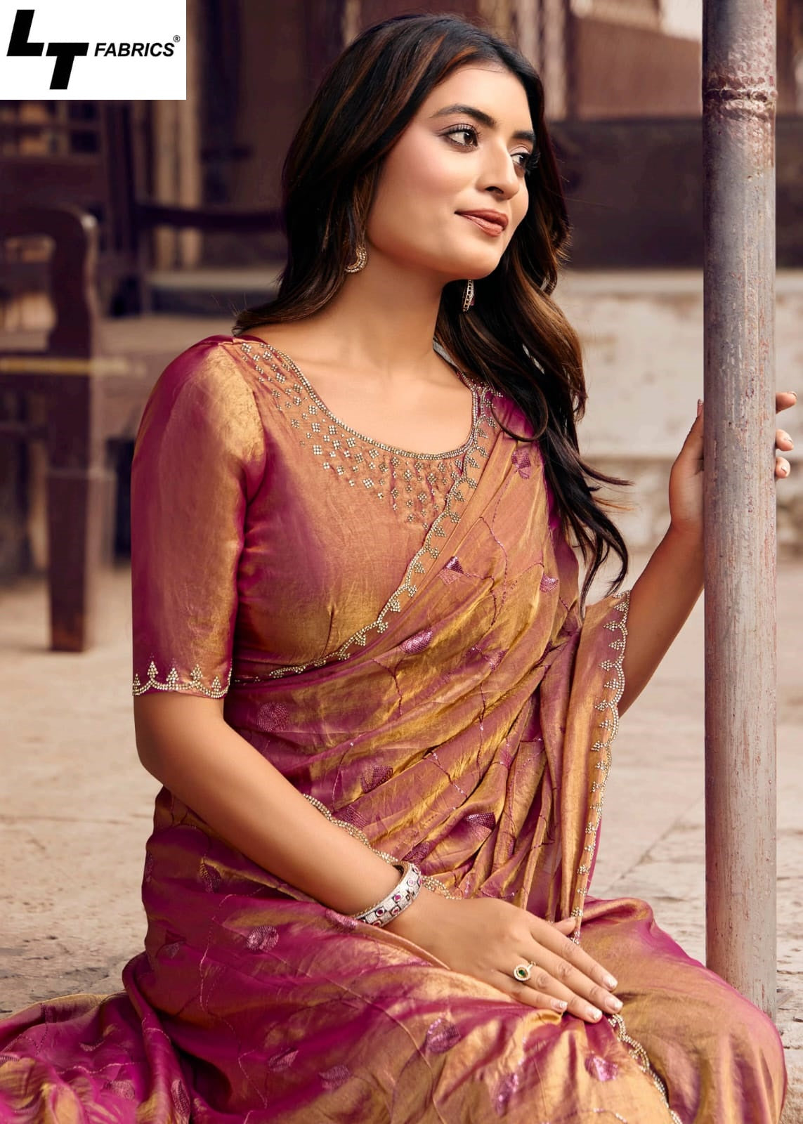 Primark Vol 22 Lt Fabrics Shine Silk Sarees Manufacturer Gujarat