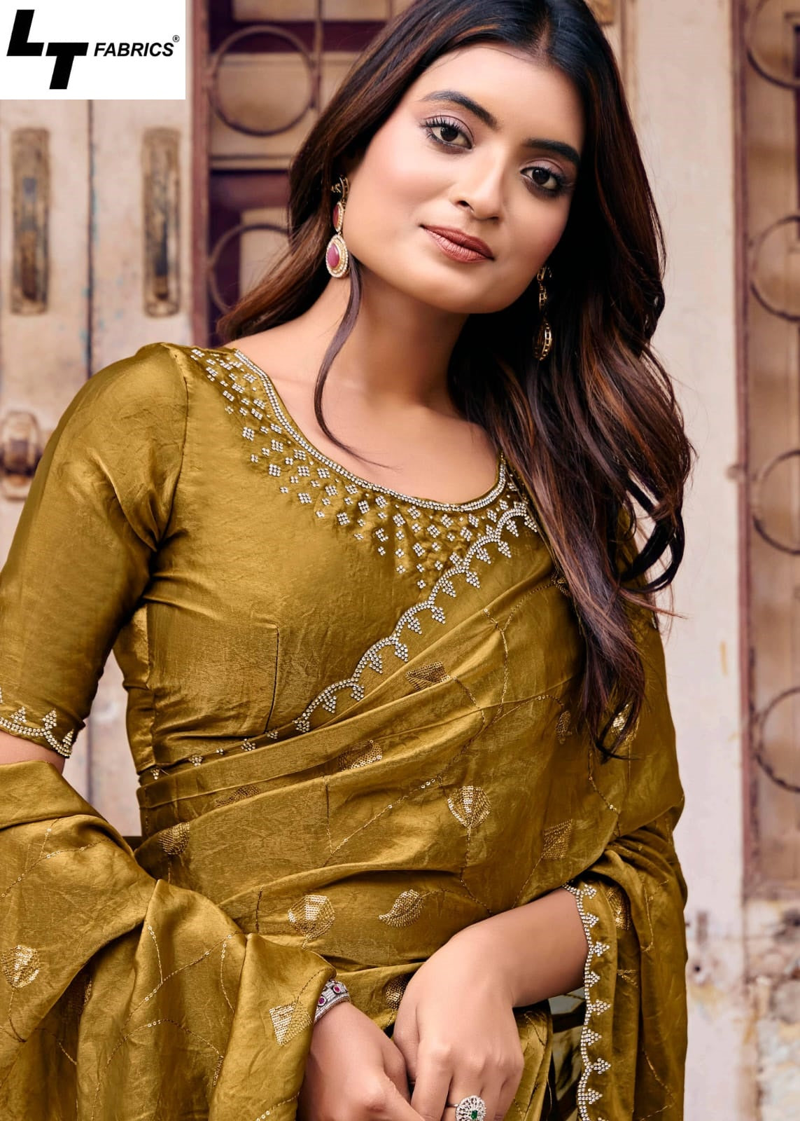 Primark Vol 22 Lt Fabrics Shine Silk Sarees Manufacturer Gujarat