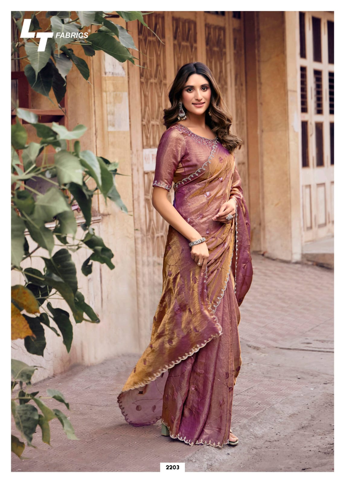 Primark Vol 22 Lt Fabrics Shine Silk Sarees Manufacturer Gujarat