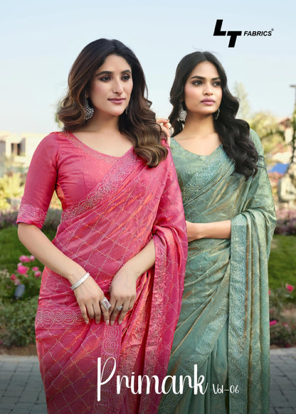 Primark Vol 6 Lt Fabrics Silk Sarees Wholesaler Gujarat