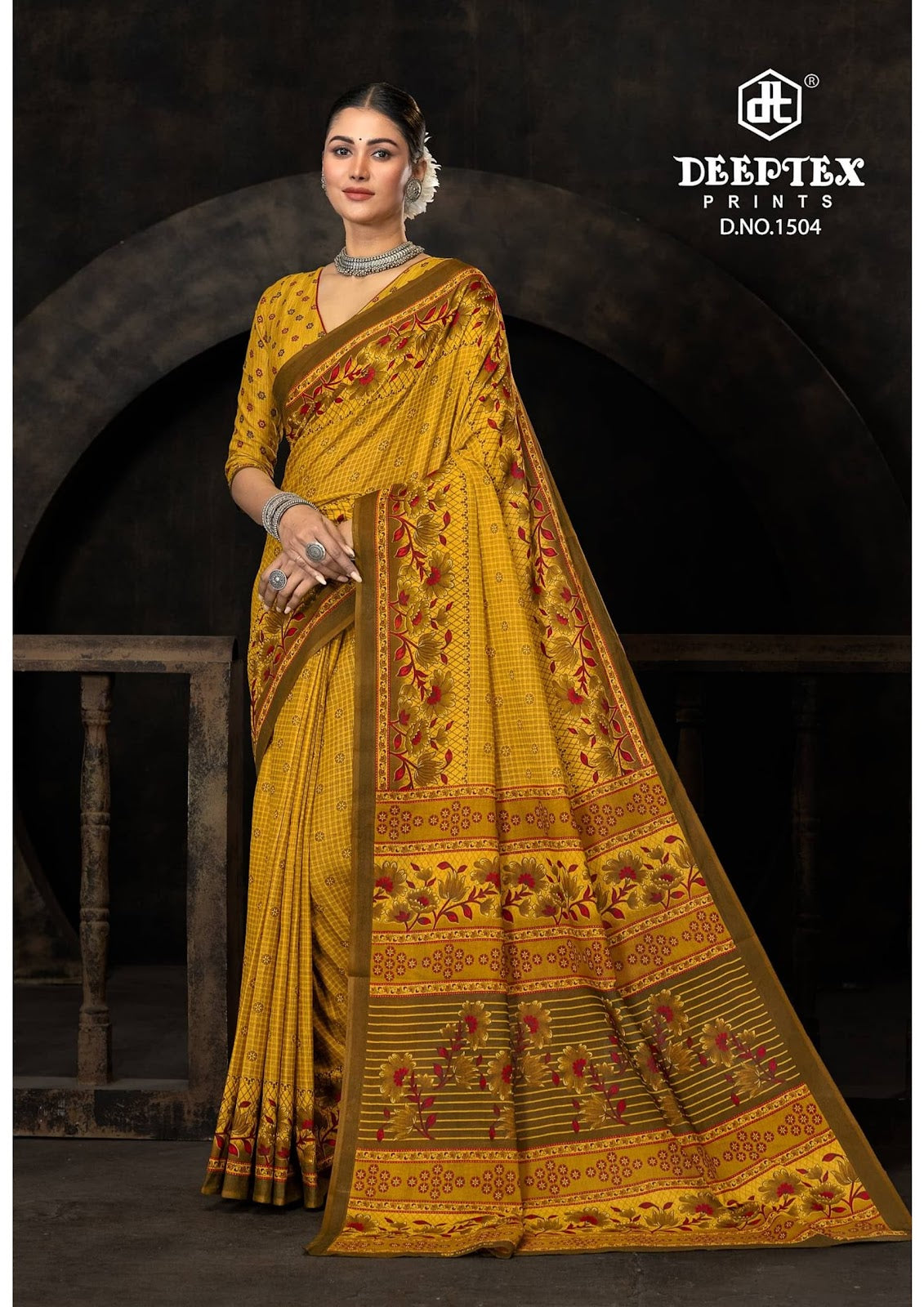 Prime Time Vol 15 Deeptex Prints Cotton Sarees Manufacturer Ahmedabad