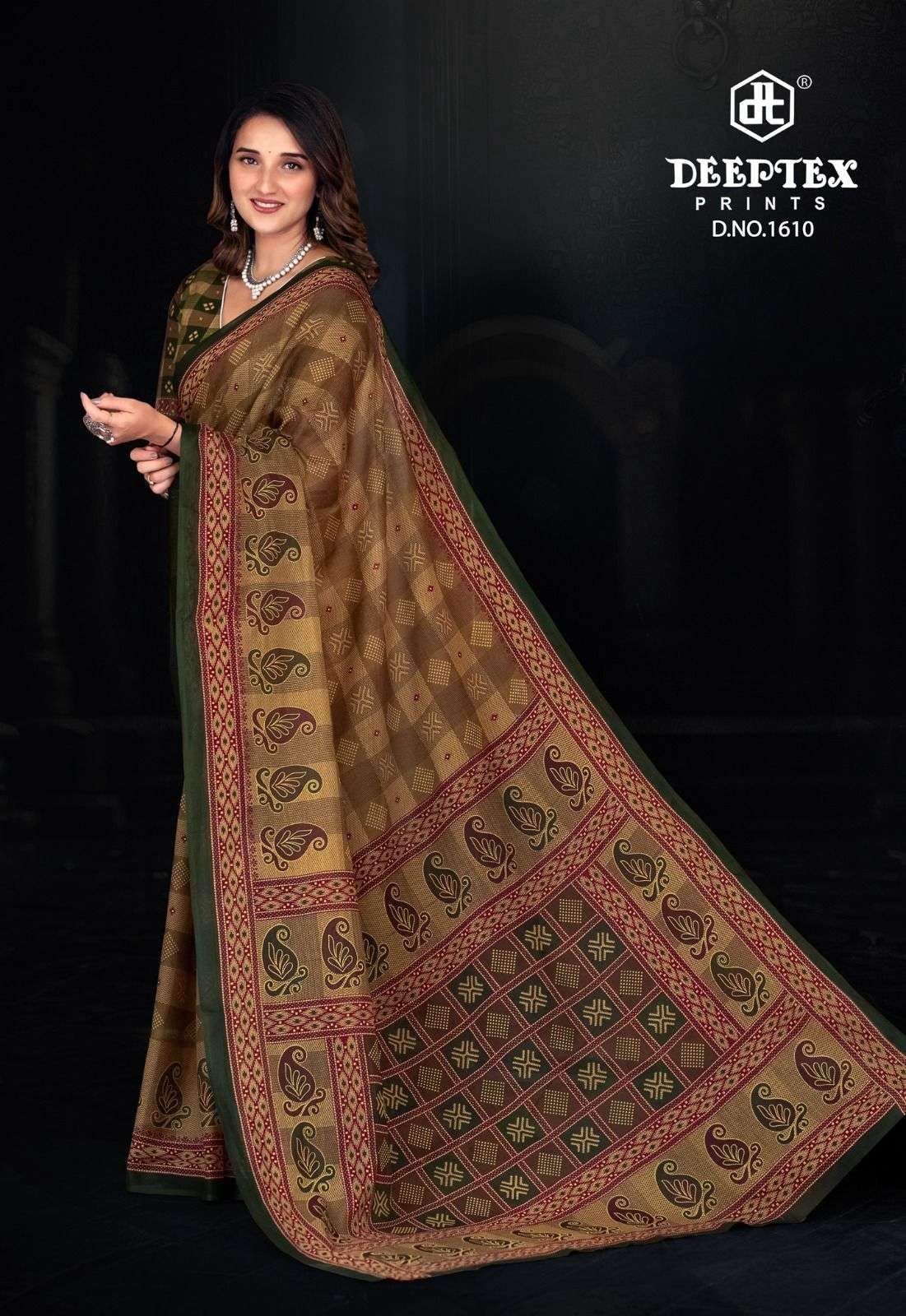 Prime Time Vol 16 Deeptex Prints Cotton Sarees Exporter Gujarat