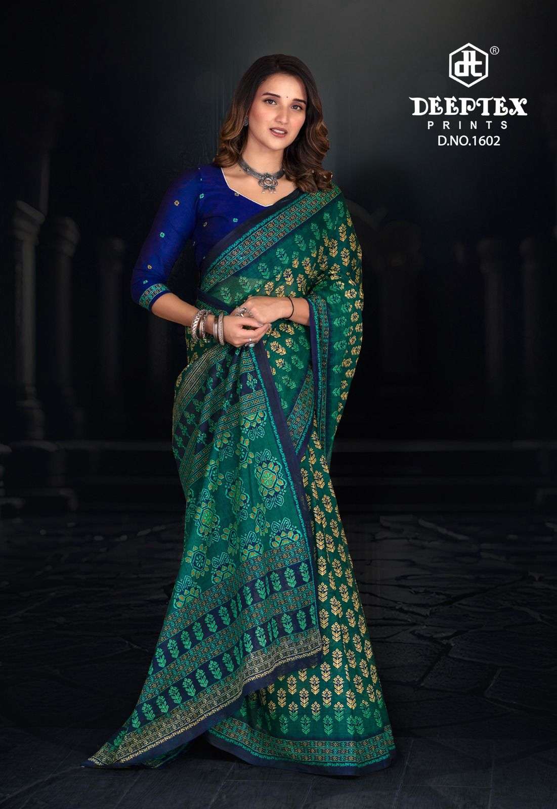 Prime Time Vol 16 Deeptex Prints Cotton Sarees Exporter Gujarat