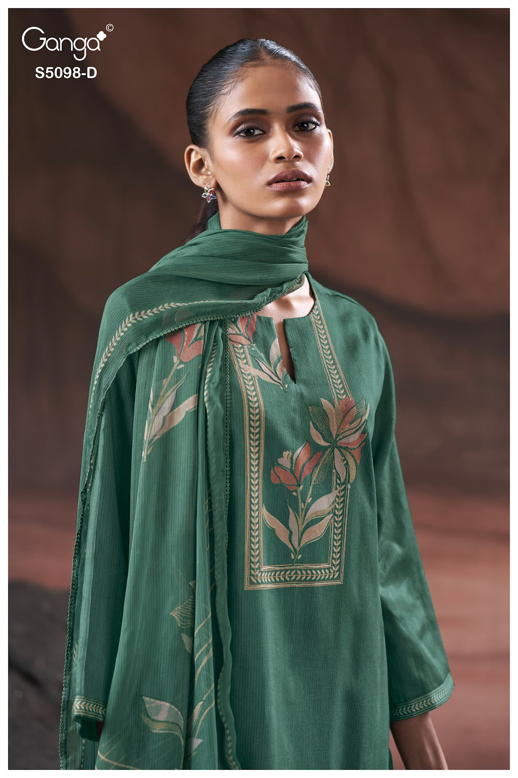 Primrose S5098 Ganga Cotton Satin Pant Style Suits Supplier India