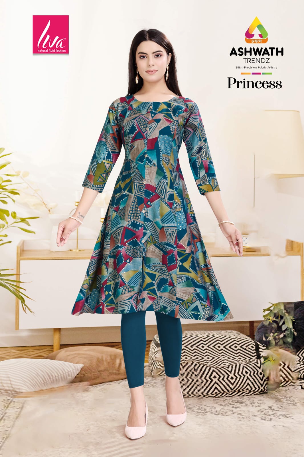 Princess Ashwath Chanderi Kurtis Manufacturer