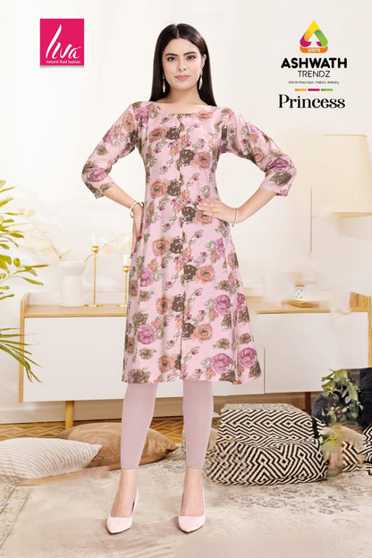Princess Ashwath Chanderi Kurtis Manufacturer