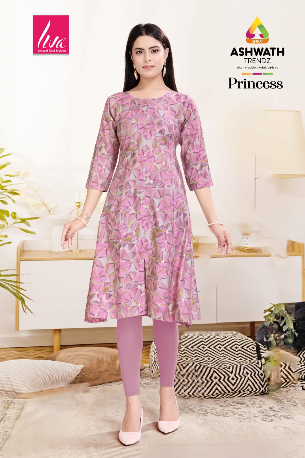 Princess Ashwath Chanderi Kurtis Manufacturer