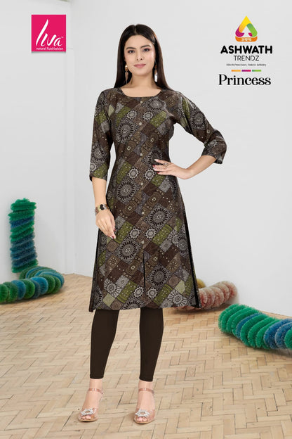 Princess Ashwath Chanderi Kurtis Manufacturer