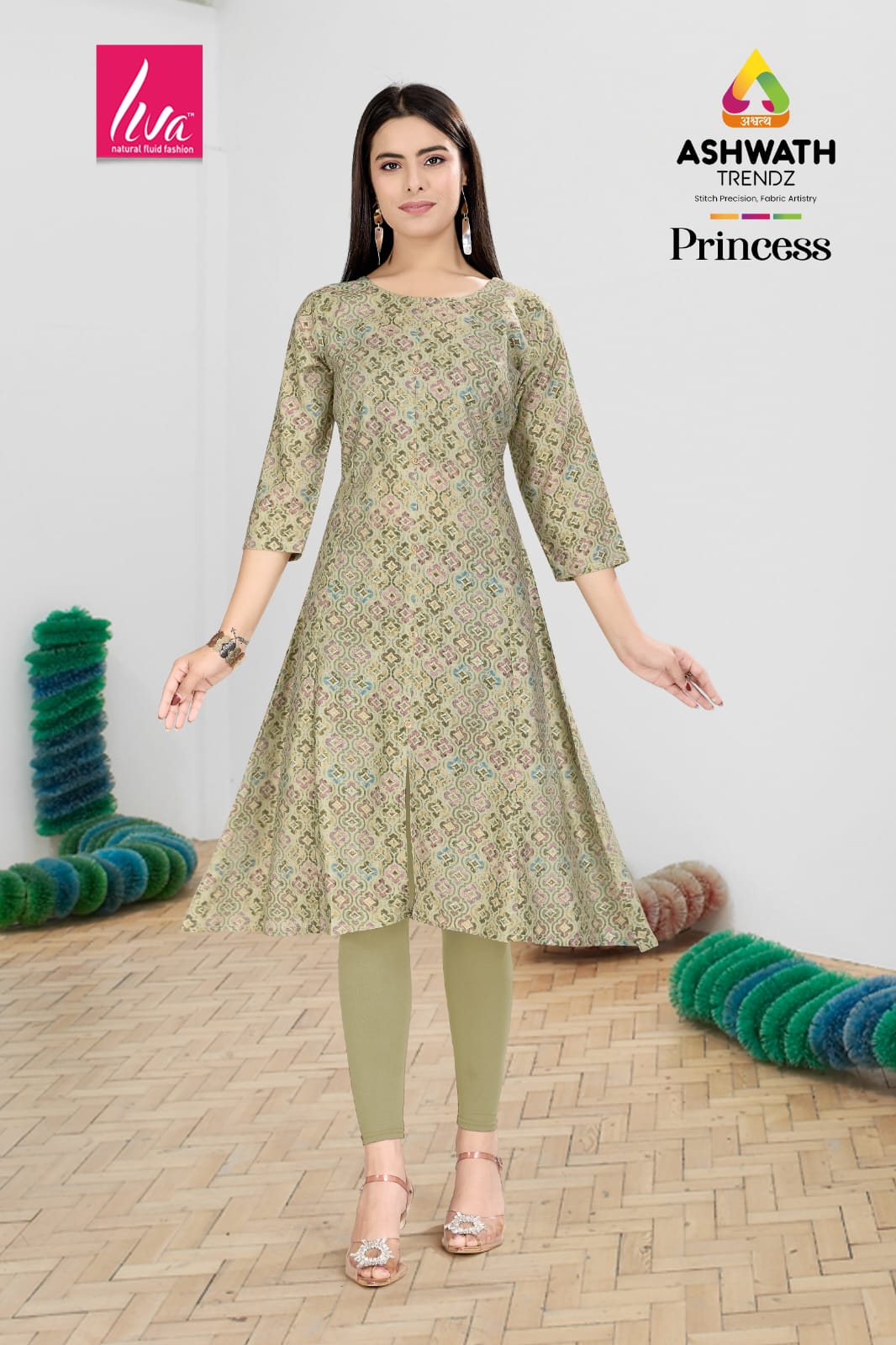 Princess Ashwath Chanderi Kurtis Manufacturer