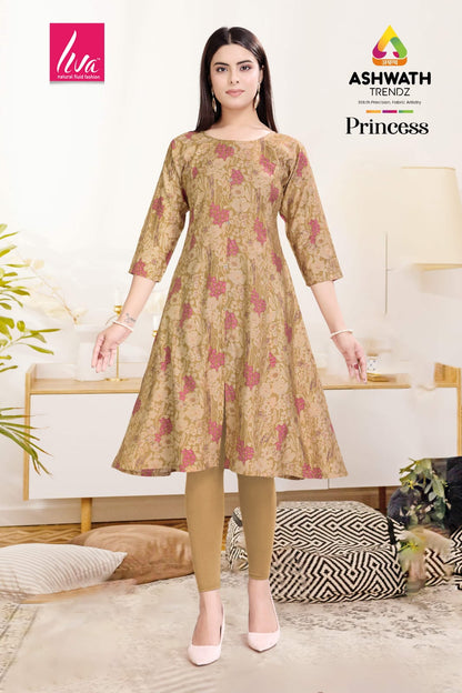 Princess Ashwath Chanderi Kurtis Manufacturer