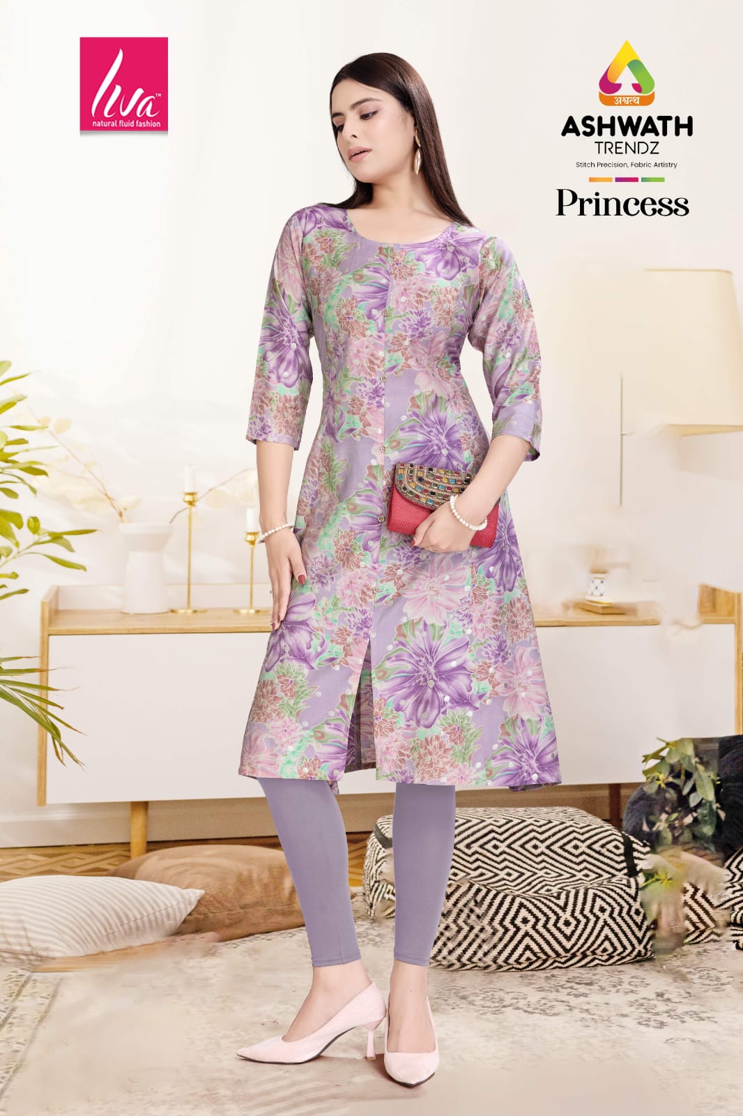 Princess Ashwath Chanderi Kurtis Manufacturer