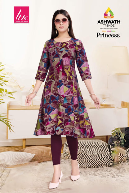 Princess Ashwath Chanderi Kurtis Manufacturer