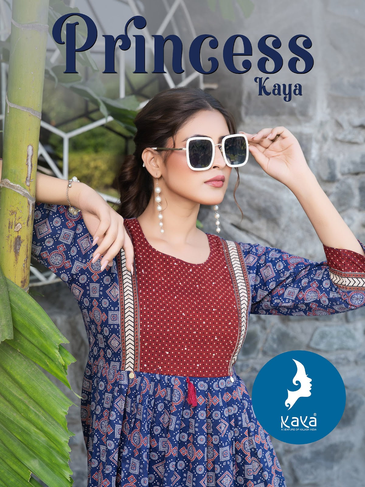 Princess Kaya Cotton A-Line Kurti Manufacturer India