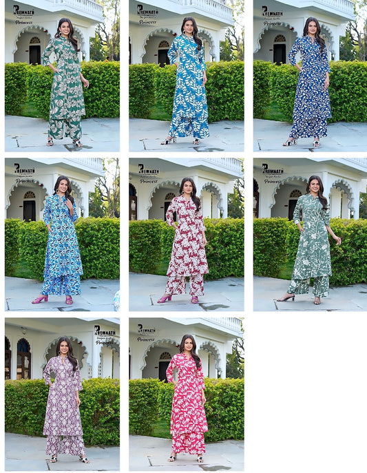 Princess Premnath Liva Rayon Co Ord Set Supplier Ahmedabad