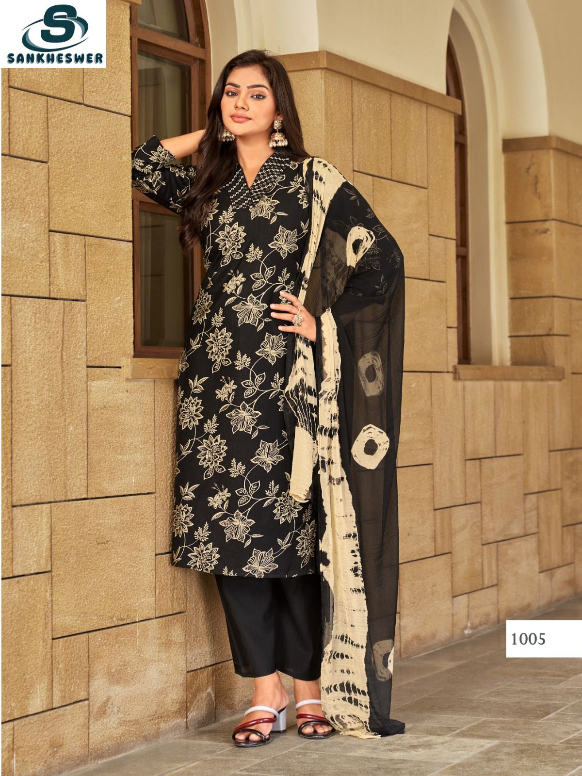 Princess Sankheswer Vertican Readymade Pant Style Suits Wholesale