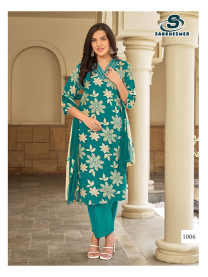 Princess Sankheswer Vertican Readymade Pant Style Suits Wholesale