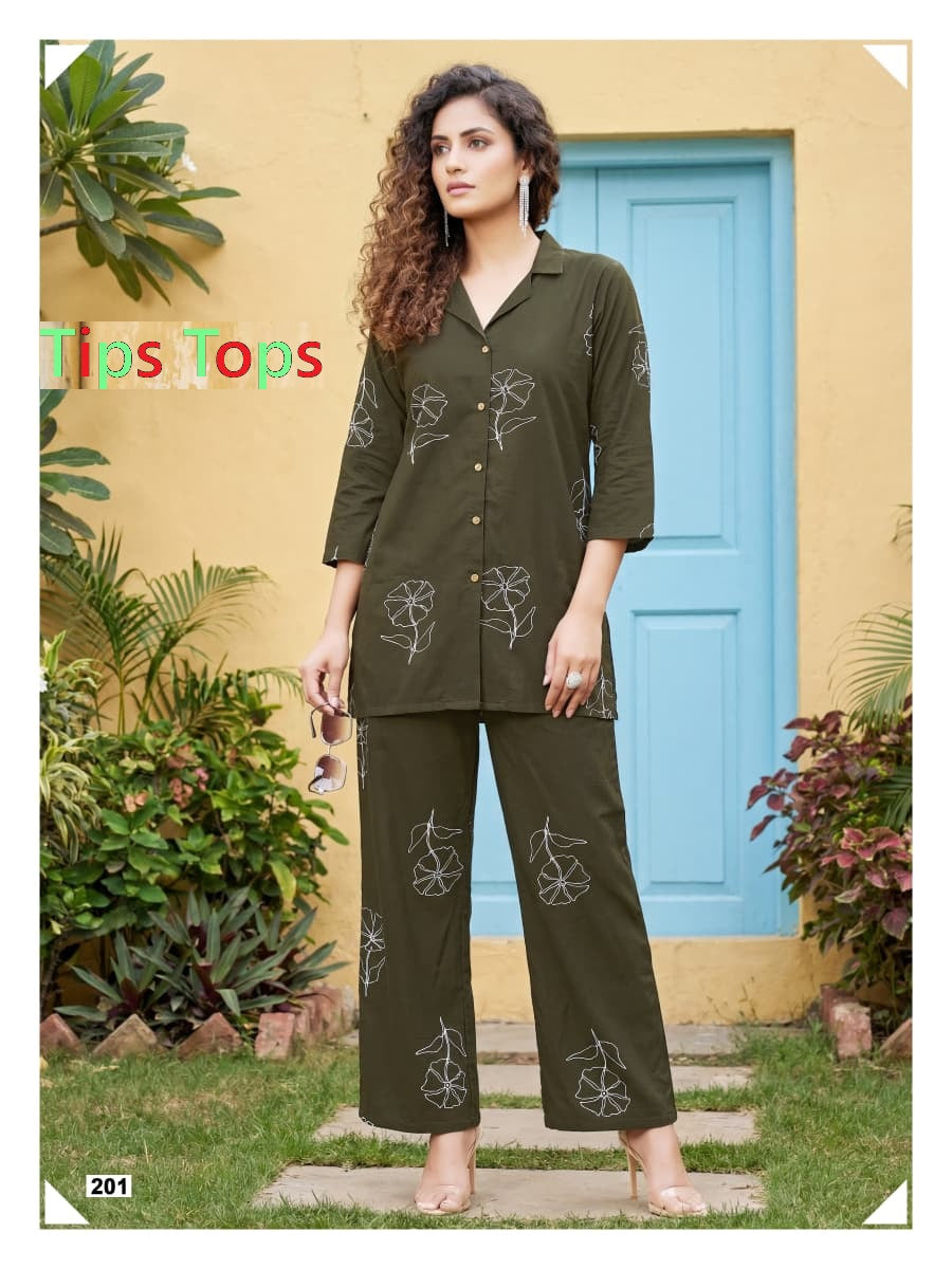 Princess Vol 2 Tips Tops Reyon Co Ord Set Wholesaler Gujarat