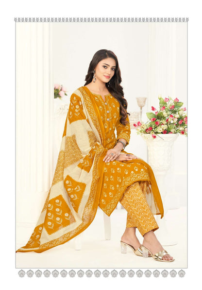 Princess Vol 3 Vraj Cotton Dress Material Wholesaler Ahmedabad