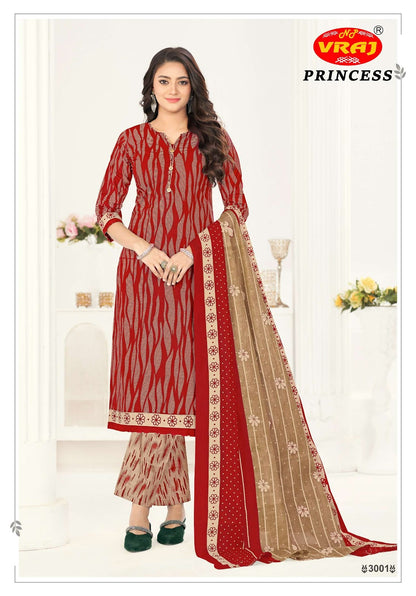Princess Vol 3 Vraj Cotton Dress Material Wholesaler Ahmedabad