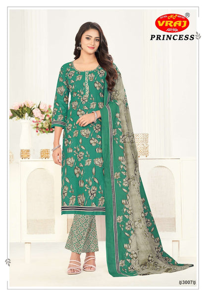 Princess Vol 3 Vraj Cotton Dress Material Wholesaler Ahmedabad