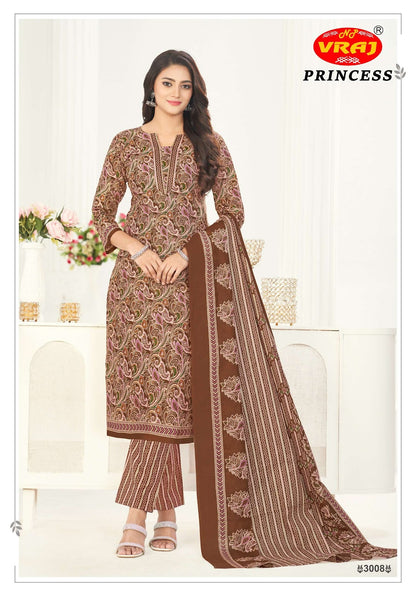 Princess Vol 3 Vraj Cotton Dress Material Wholesaler Ahmedabad