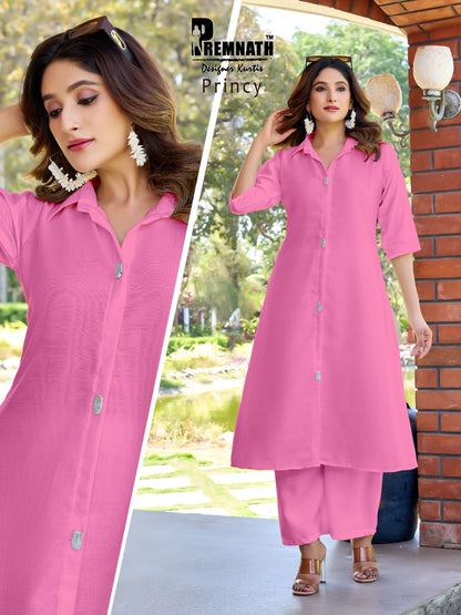 Princy Premnath Vetican Kurti Plazzo Set Wholesale