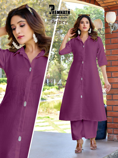 Princy Premnath Vetican Kurti Plazzo Set Wholesale