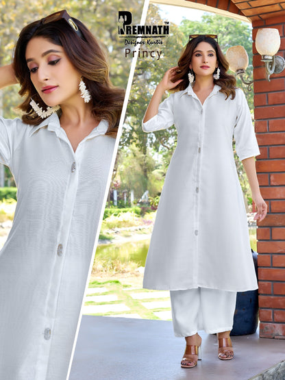 Princy Premnath Vetican Kurti Plazzo Set Wholesale