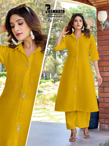 Princy Premnath Vetican Kurti Plazzo Set Wholesale
