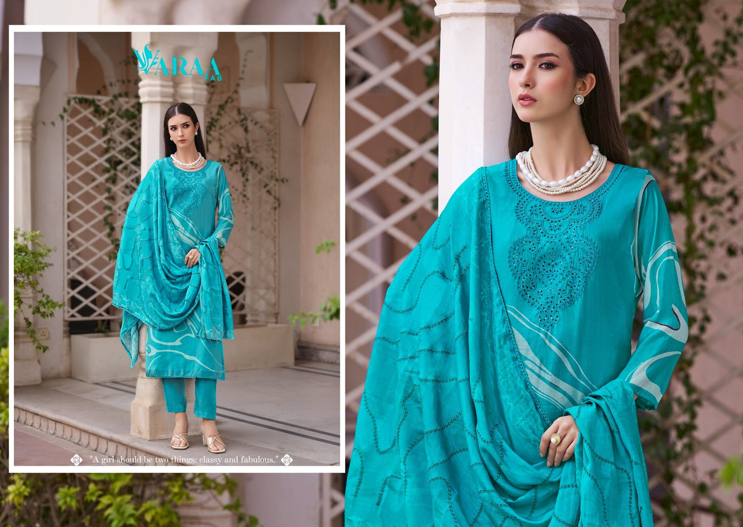 Princy Varaa Fab Pant Style Suits Wholesaler